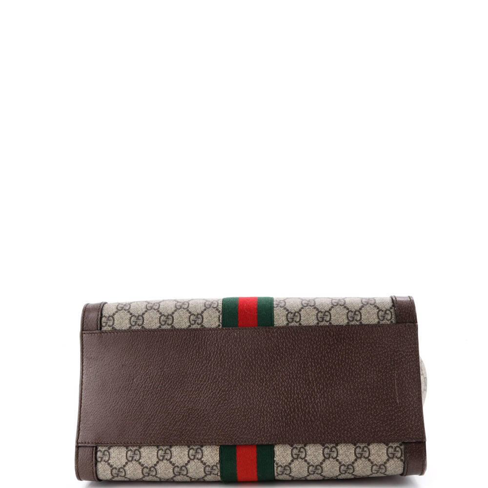 Gucci Ophidia Top Handle Tote Gg Coated #250890G12B - Picture 4 of 7